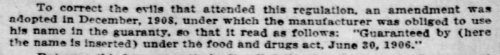 Food and Drug Act Article St Louis Star Sept 29, 1912.jpg